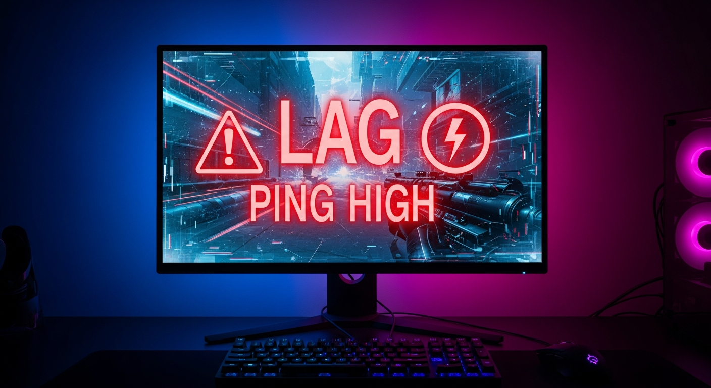 why is my game lagging guide with latency display